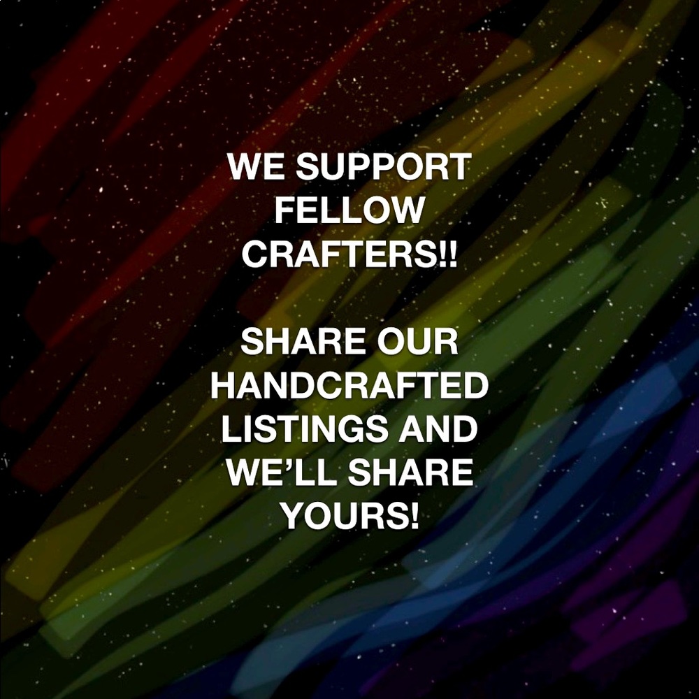 Fellow crafters, we support you!